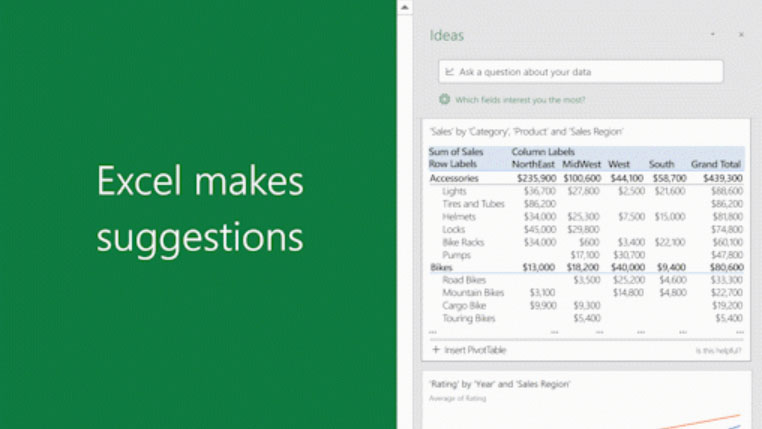 screenshot of Microsoft Excel making suggestions with LAMBDA