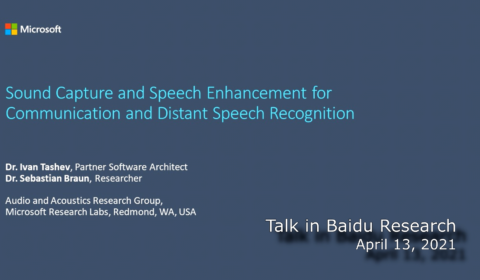 Sound Capture and Speech Enhancement for Communication and Distant Speech Recognition