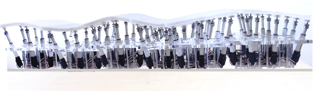 A mechatronic shape display