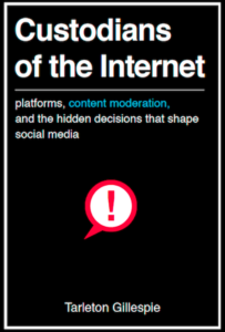 Book cover: Custodians of the Internet