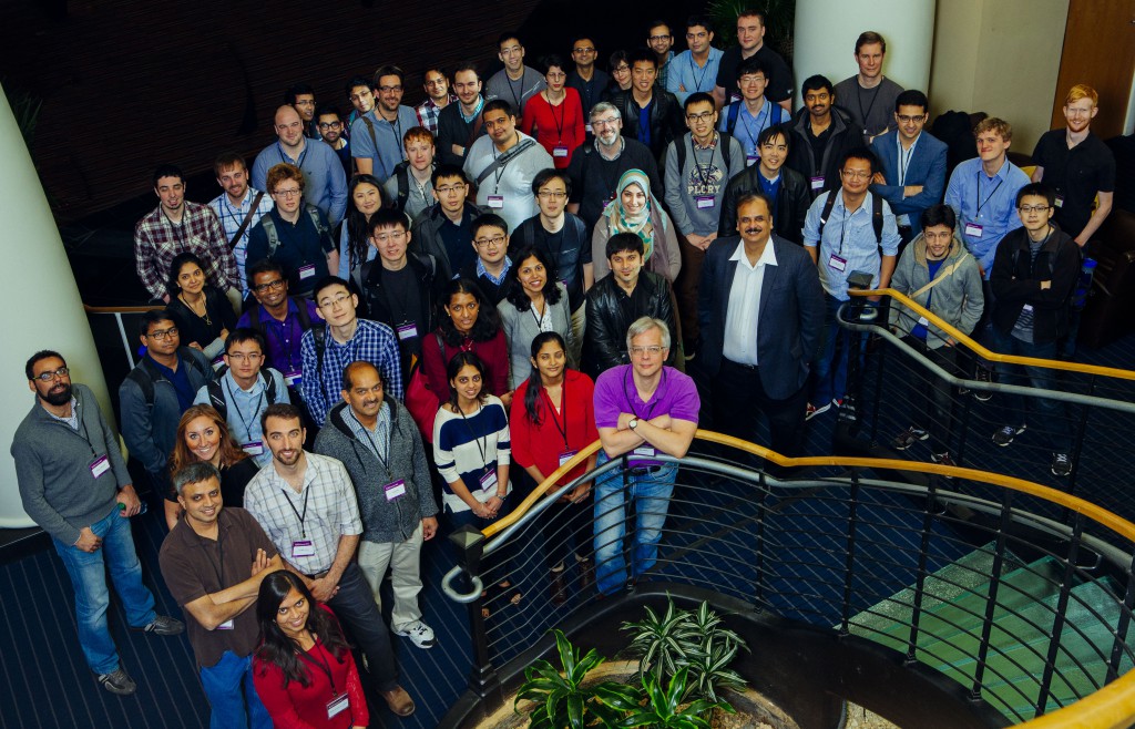 Attendees gather at the 2016 Student Summit on Mobility, Systems, and Networking in Petaluma, CA.