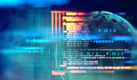 conceptual image - Programming code abstract technology background of software developer and computer script