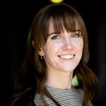 a woman smiling for the camera