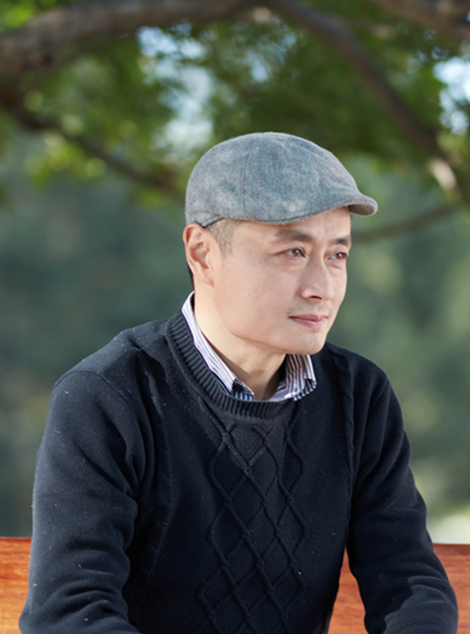 Ken Watanabe looking at the camera