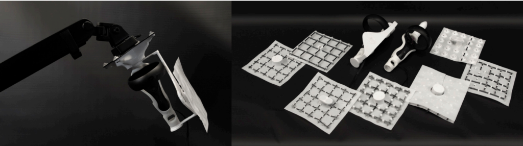 Morphable Surfaces for tangible sketching in VR