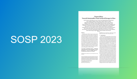 Project Silica paper at SOSP 2023