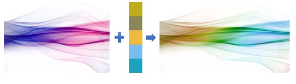 PowerPoint 背景图自动更换配色技术