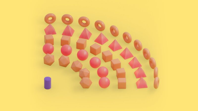 10 AI terms: Orchestration | abstract array of different shapes