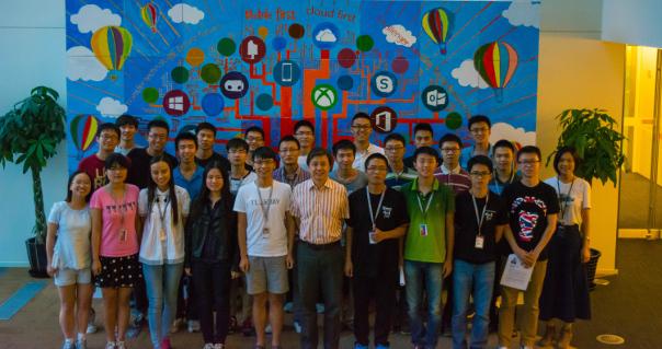 a group of people posing for a photo