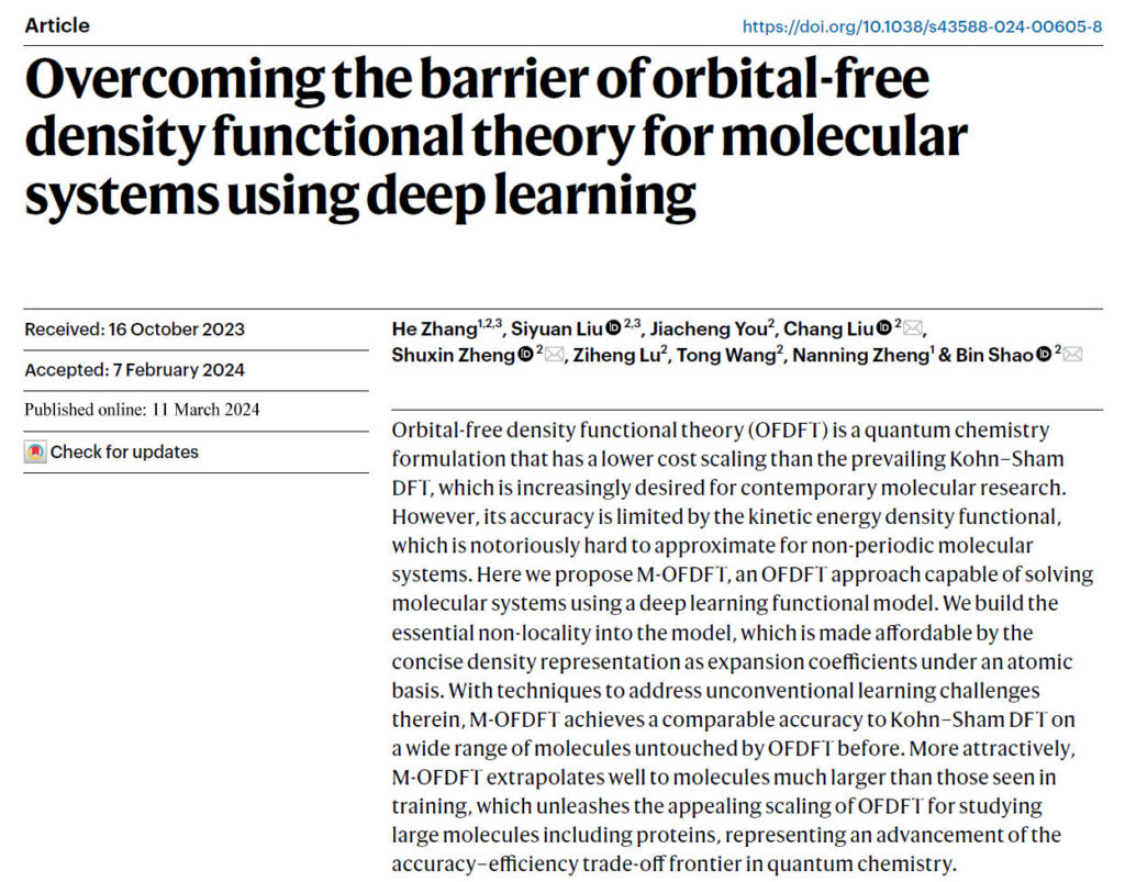 Overcoming the barrier of orbital-free density functional theory for molecular systems using deep learning