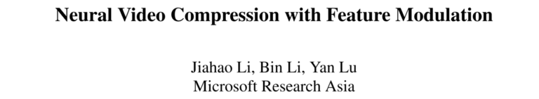 Neural Video Compression with Feature Modulation