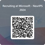 QR code: Recruiting at Microsoft – NeurIPS 2024