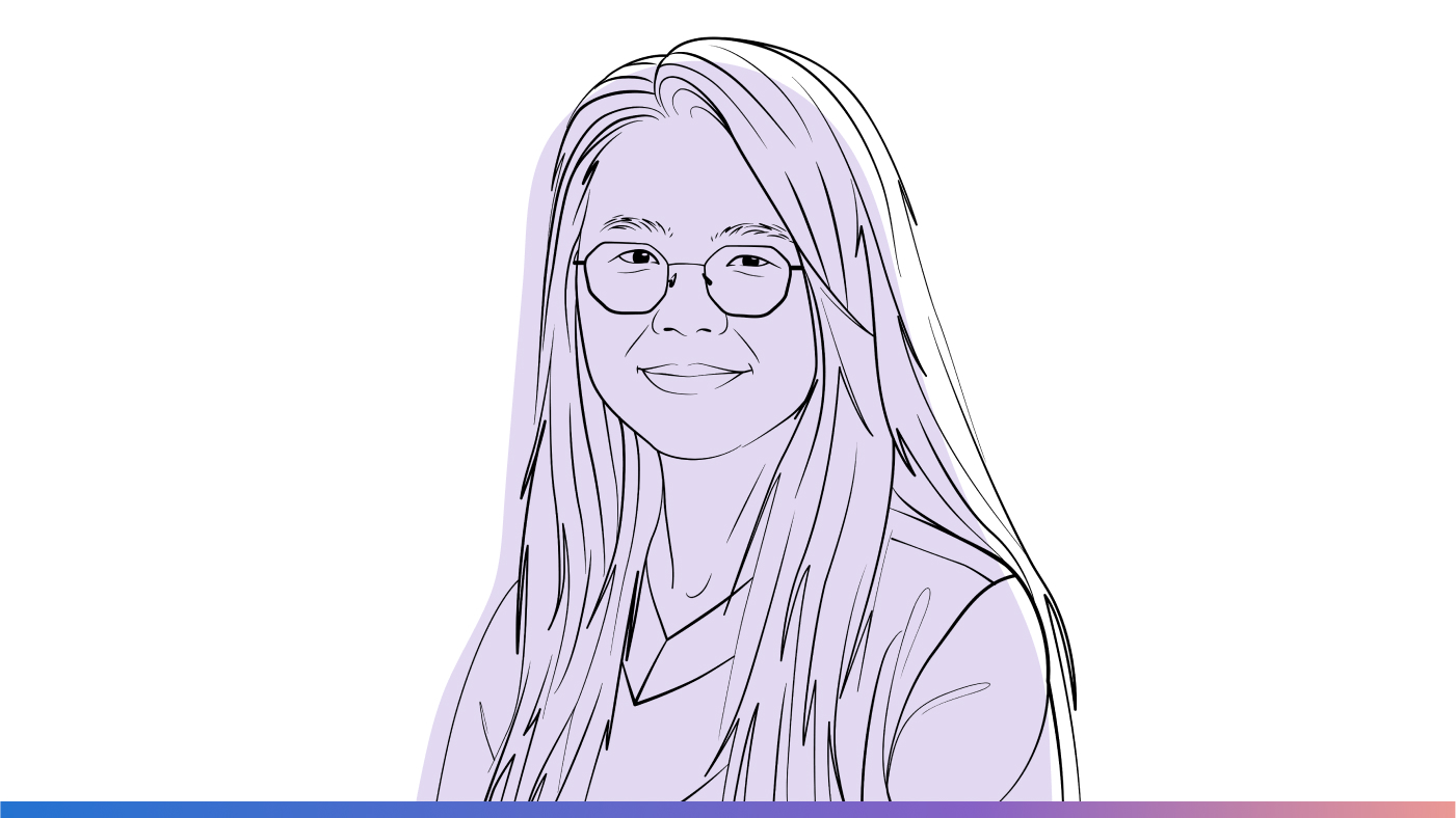 Ideas podcast | illustration of Shan Lu