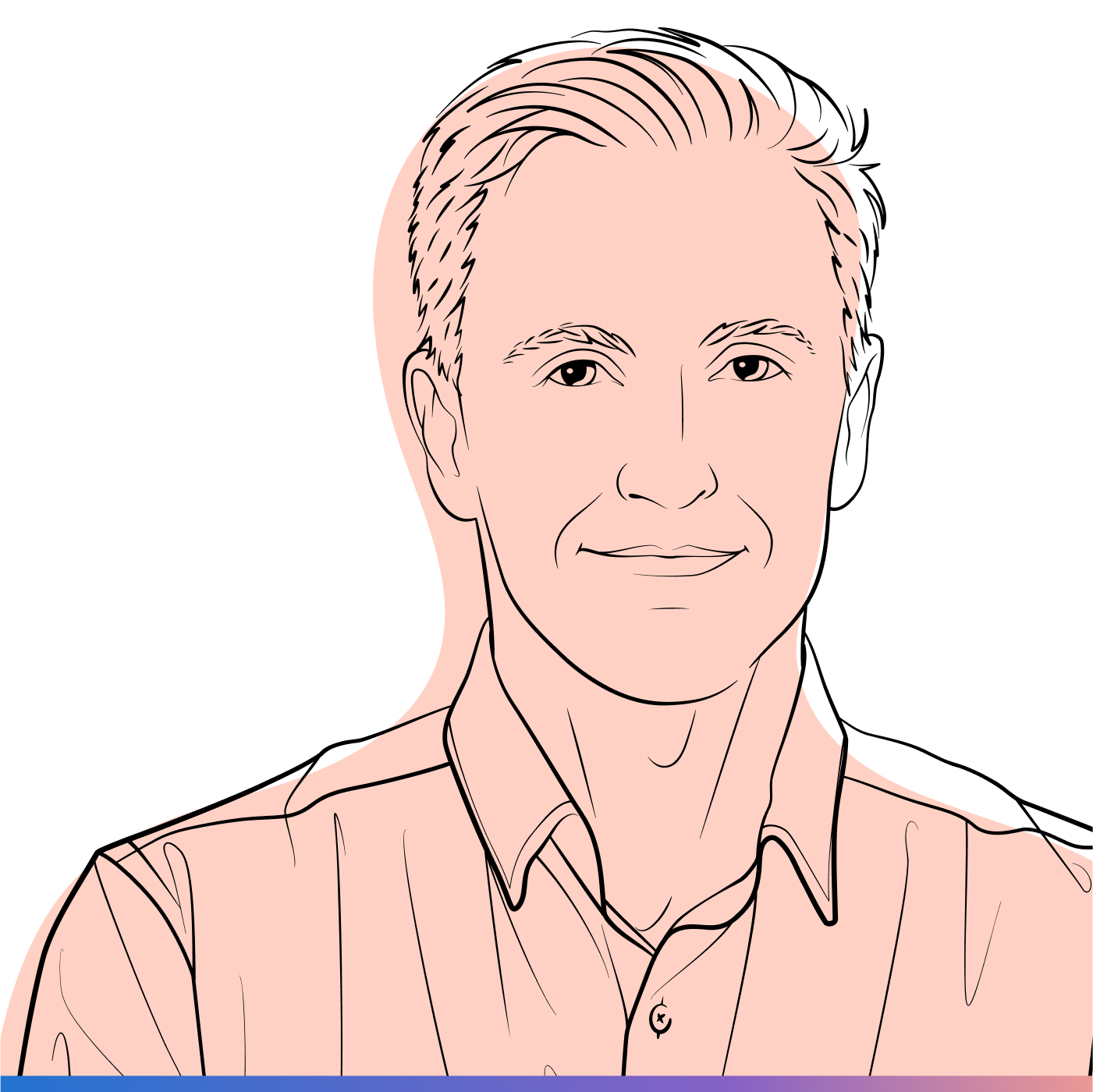 Illustrated image of Dr. Matthew Lungren