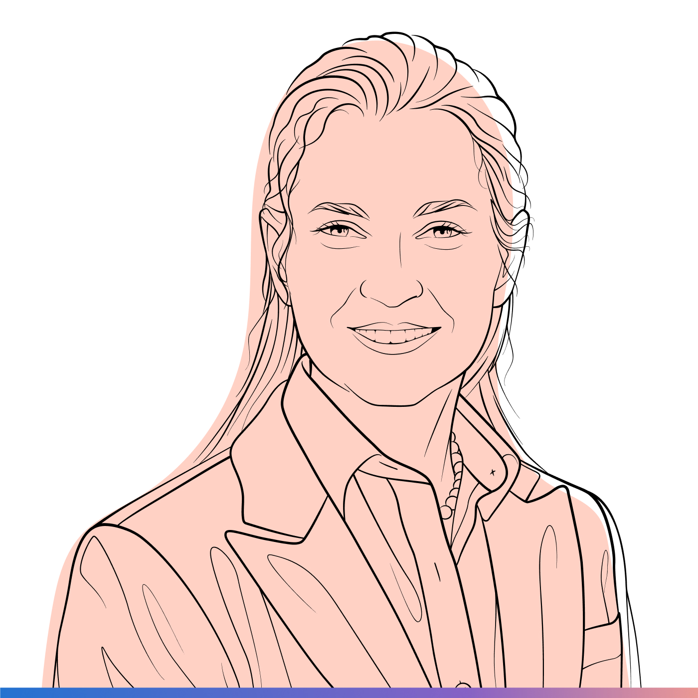 outline illustration of Vardit Ravitsky