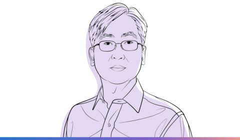 Xing Xie illustrated headshot