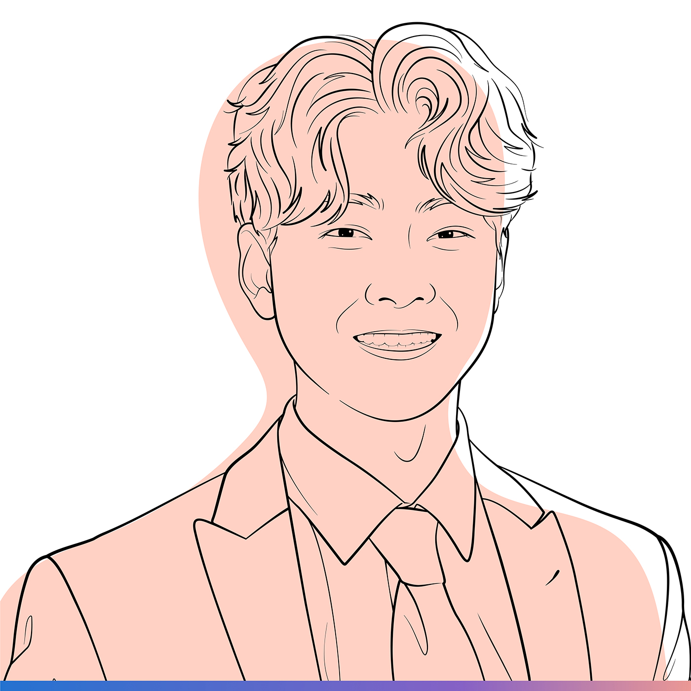 AI Revolution | Illustrated headshot of Daniel Chen