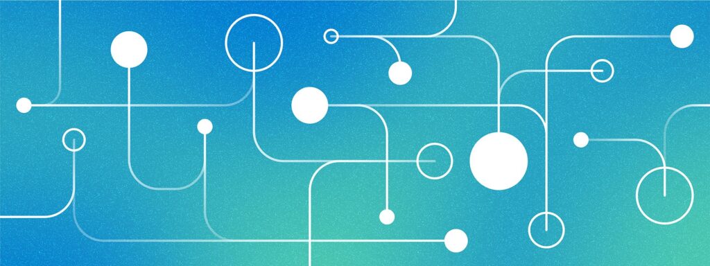 Agentic AI Research and Innovation (AARI) program | abstract blue / green background with a network of lines and dots