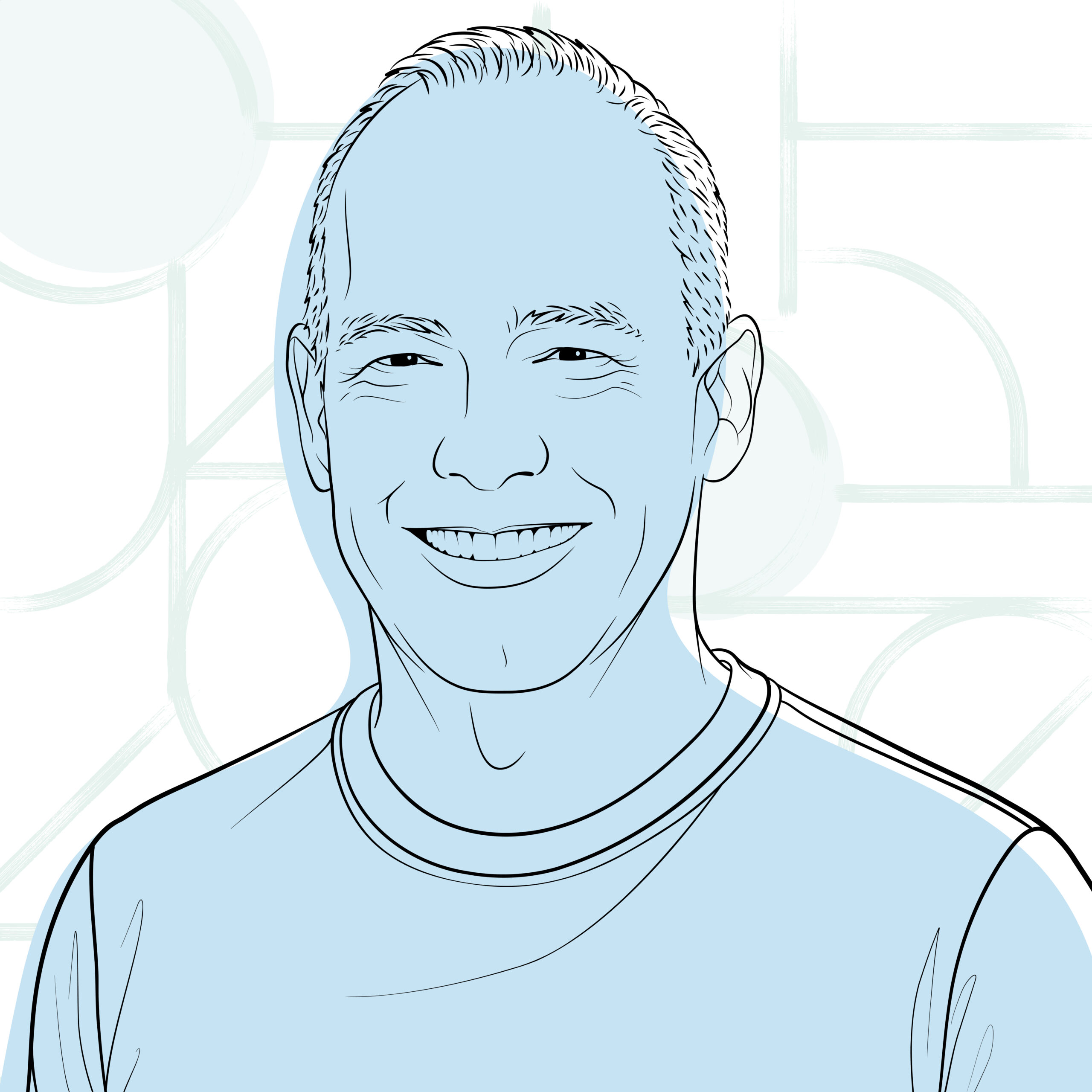 Illustration of Doug Burger