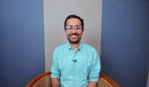 photo of Mohit Jain during the Microsoft Research Forum