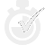 Stopwatch with a checkmark.