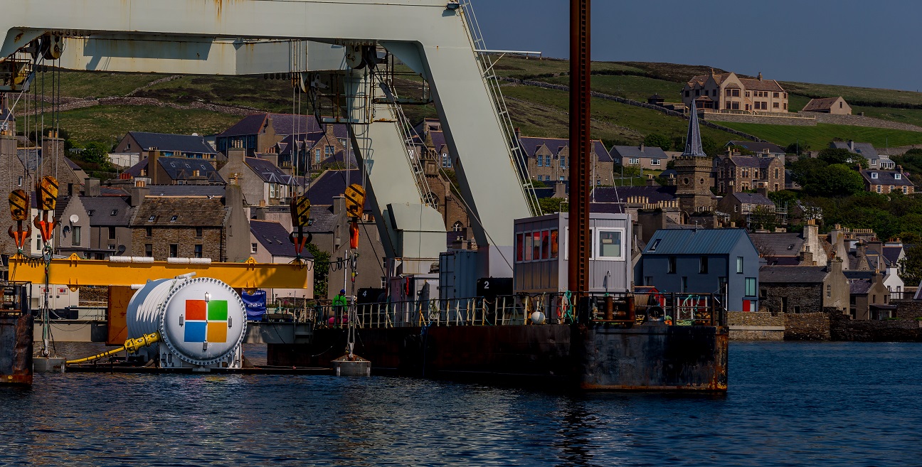 The Northern Isles pressure vessel ready to move to the deployment site.