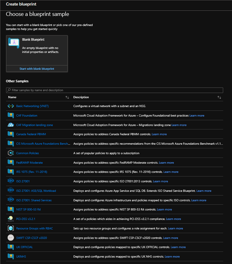 Screenshot of a blueprint sample being created.