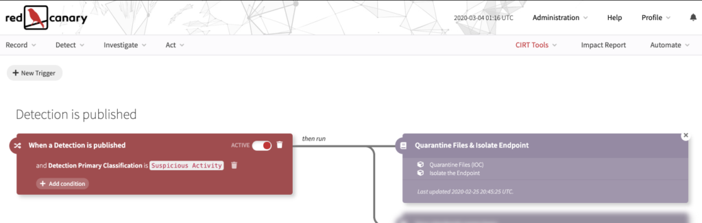 Red Canary automation playbook.