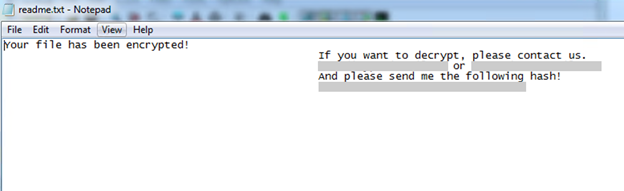 DoejoCrypt ransom note