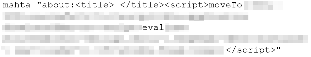 Trojan:Win32/Holiks.A is abusing mshta.exe to execute a script from command-line