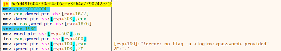 Partial screenshot of a code-level analysis of a Hive sample.