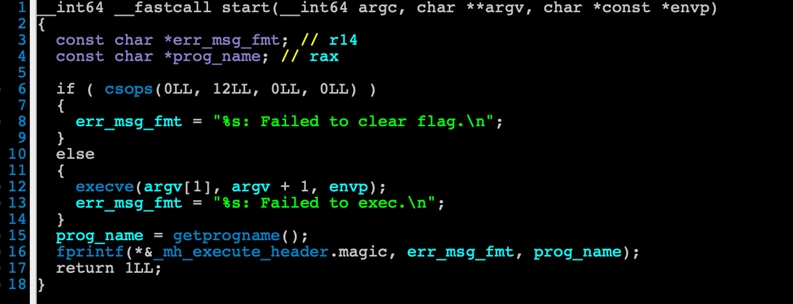 Code displaying drop_sip’s functionality