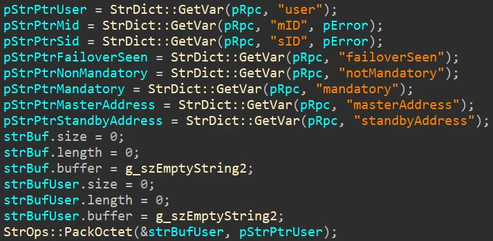 Screenshot of source code from the decompiled rmt-UpdtFovrCommit handler function