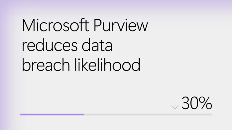 Purple image with black text