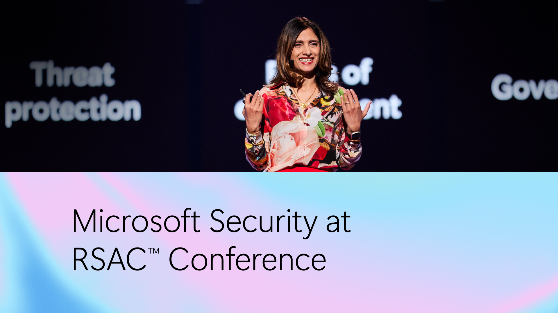 Microsoft Security at RSAC Conference.