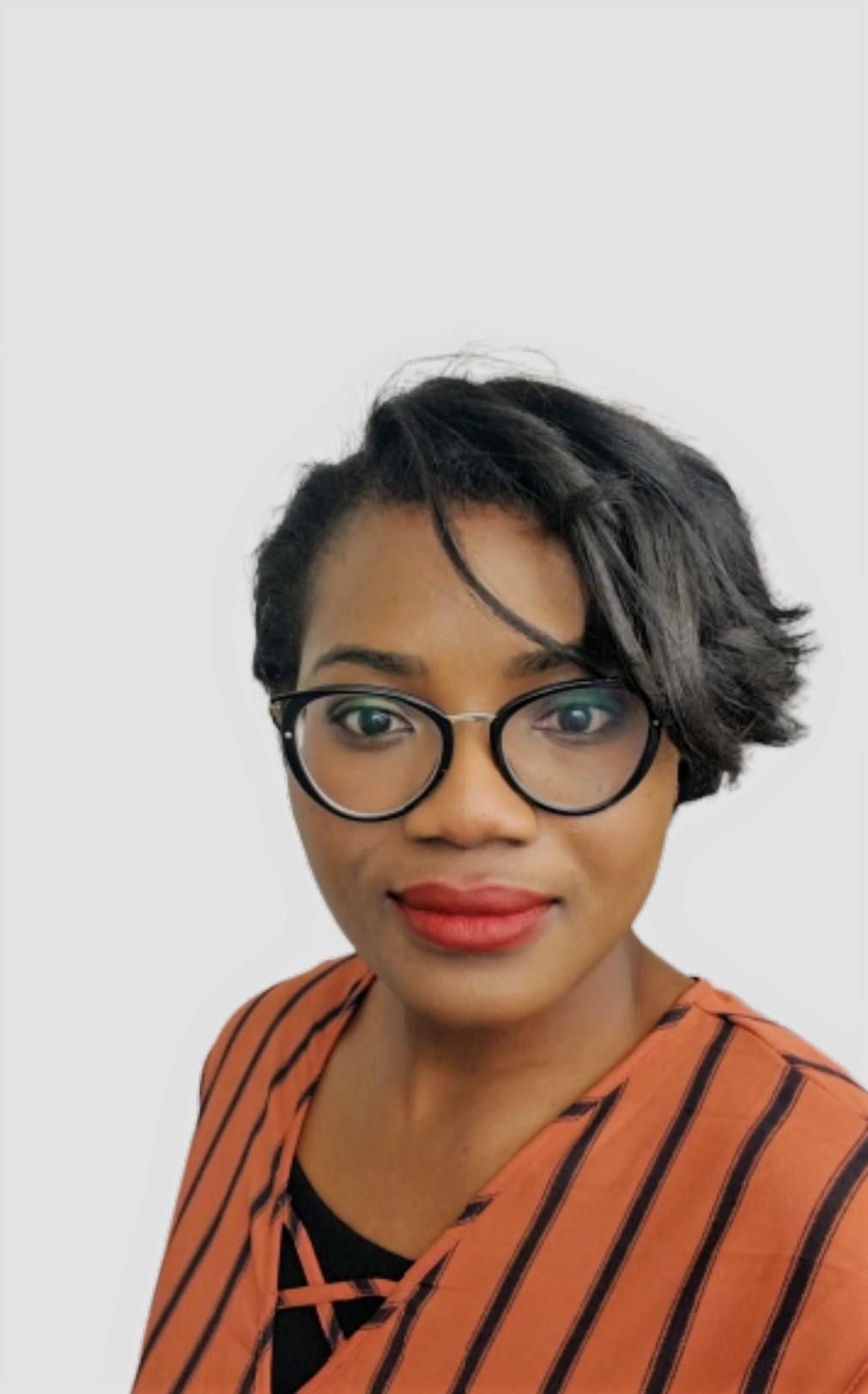 a person wearing glasses