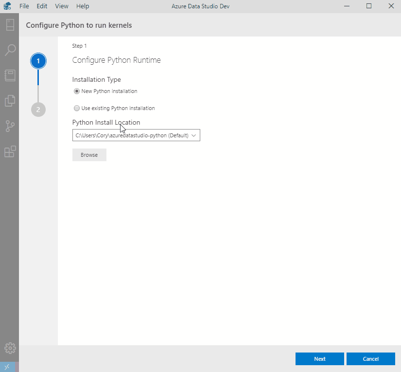 Managing Python dependencies.