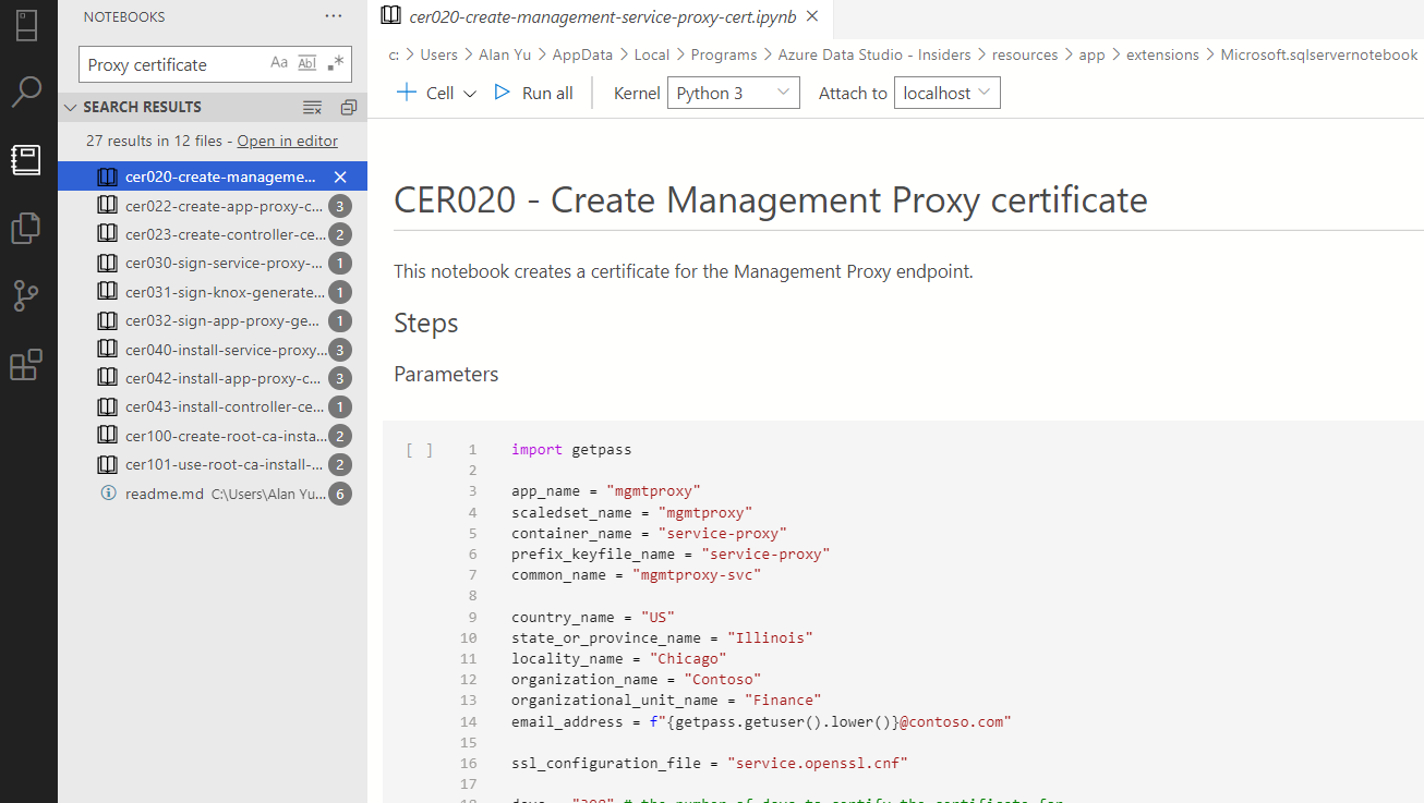 Ability to search across notebooks content