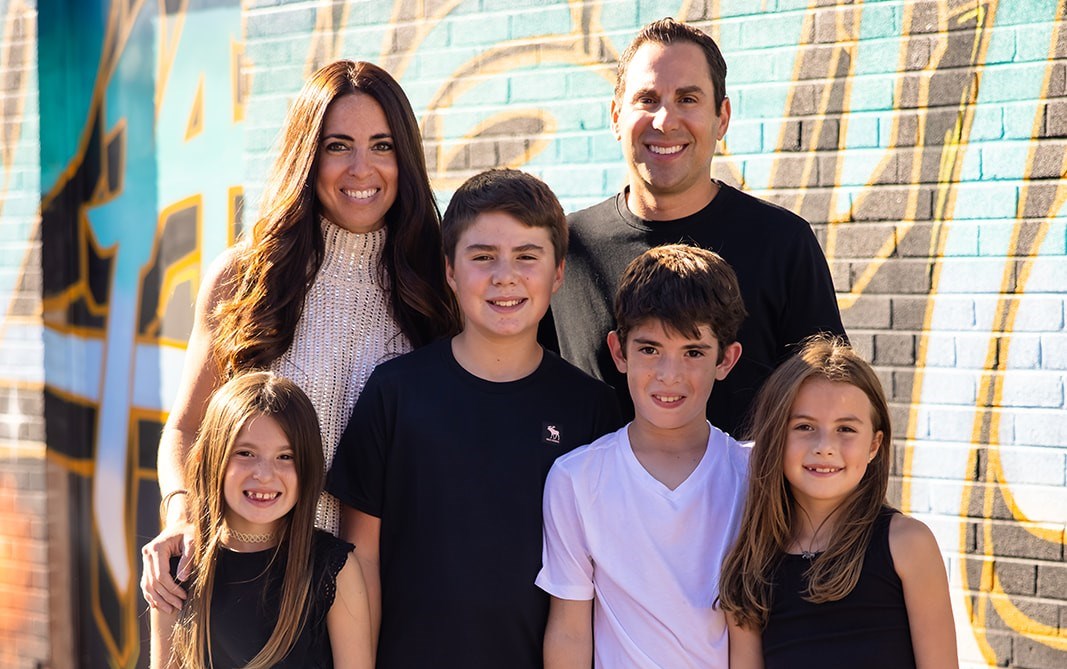 Kidas Head of Parenting, Jenna Greenspoon and family