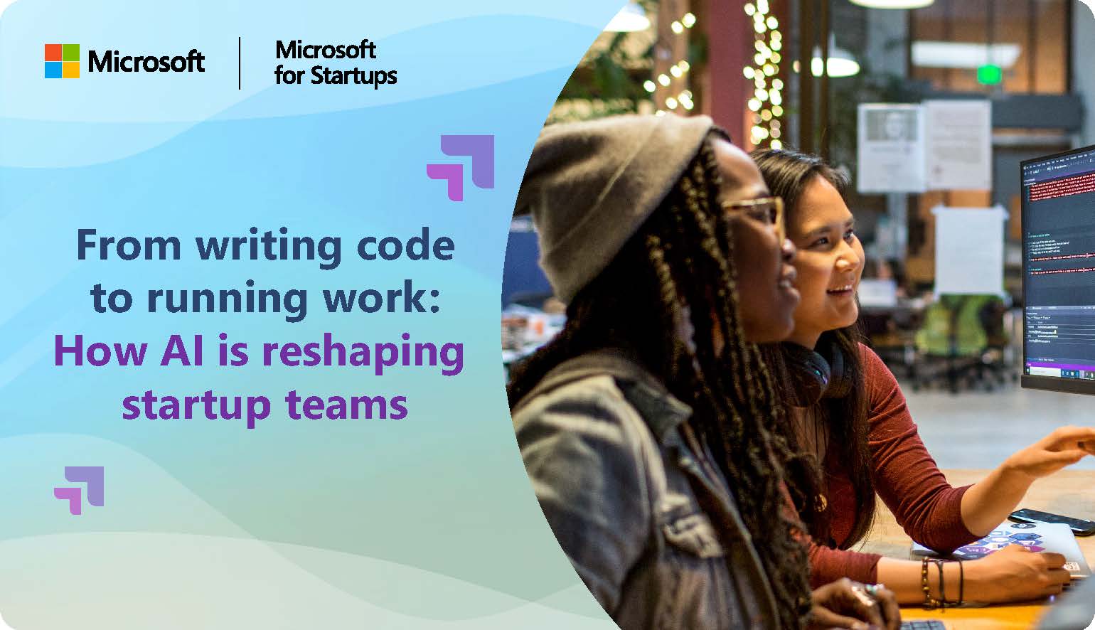 Developers writing code