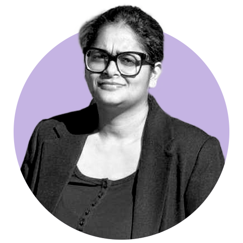 Gaurav smiles in a portrait photo.