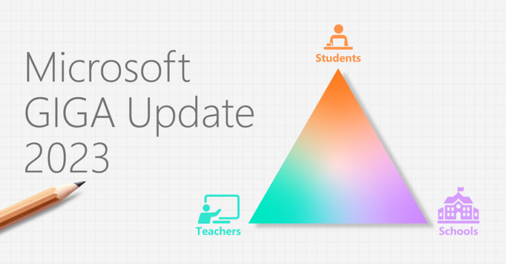 Microsoft GIGA Update 2023 Hero画像