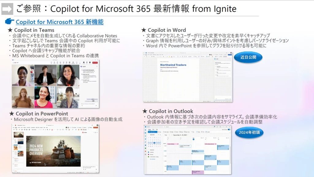Copilot for Microsoft 365 最新情報 from Ignite