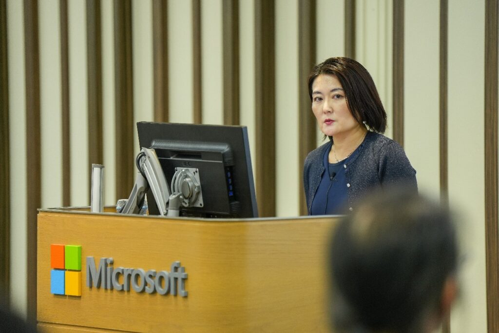 「Microsoft 金融機関向け Copilot for Microsoft 365 セミナー」で登壇した中島