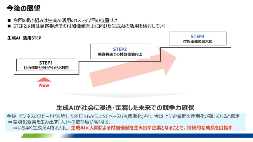 今後の展開のイメージ