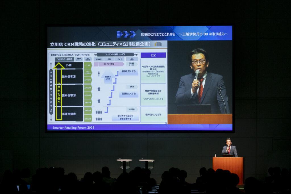 A man standing at a podium speaking into a microphone