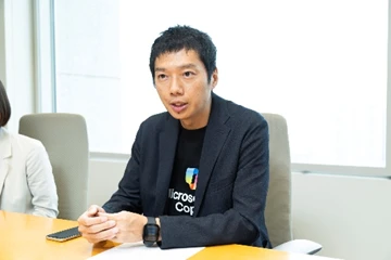 A man sitting at a table