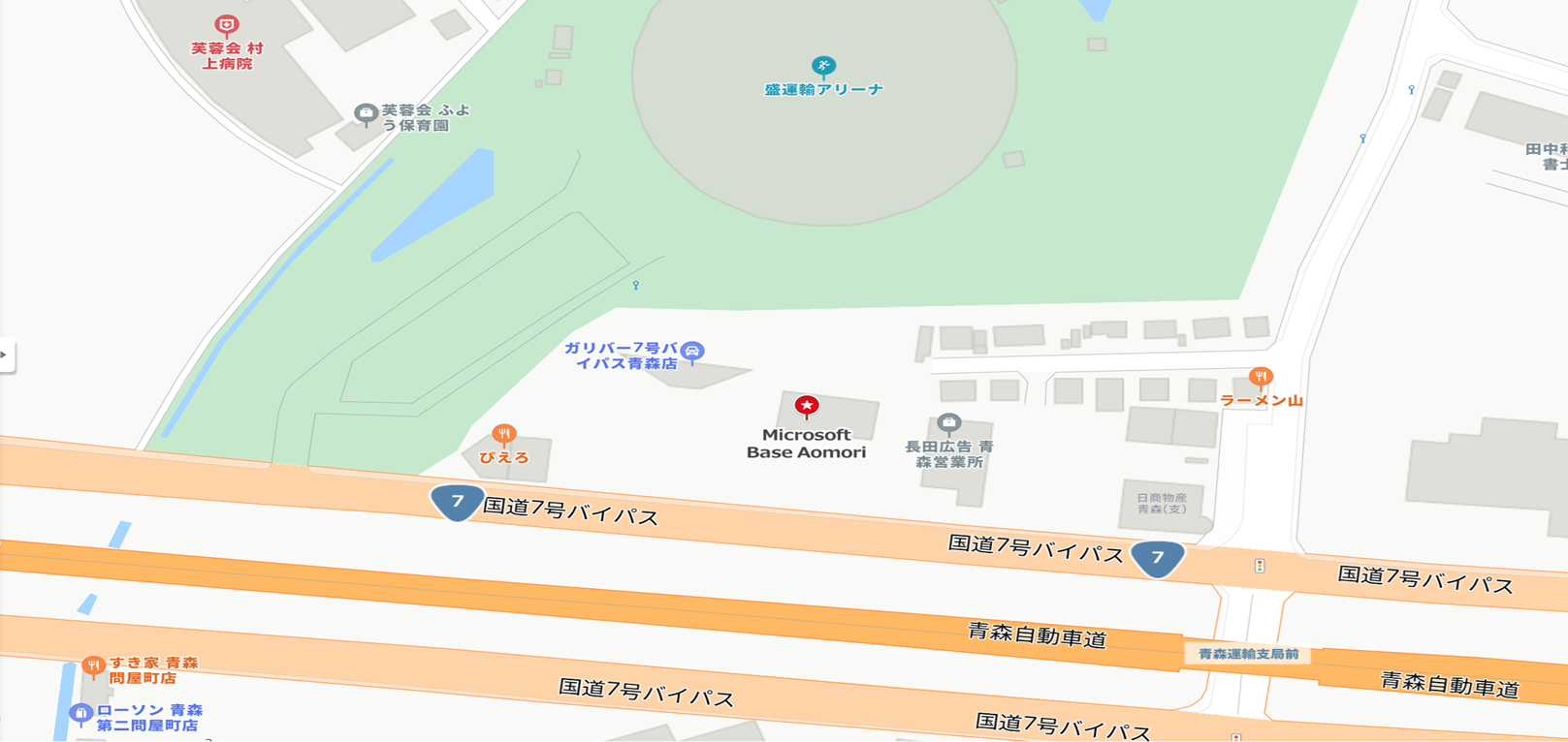 Microsoft Base青森Map