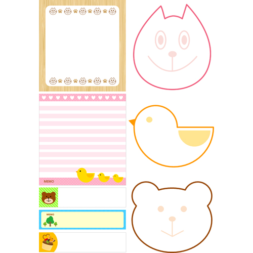 ふせんメモ (ポストイット) 画面スライド-2
